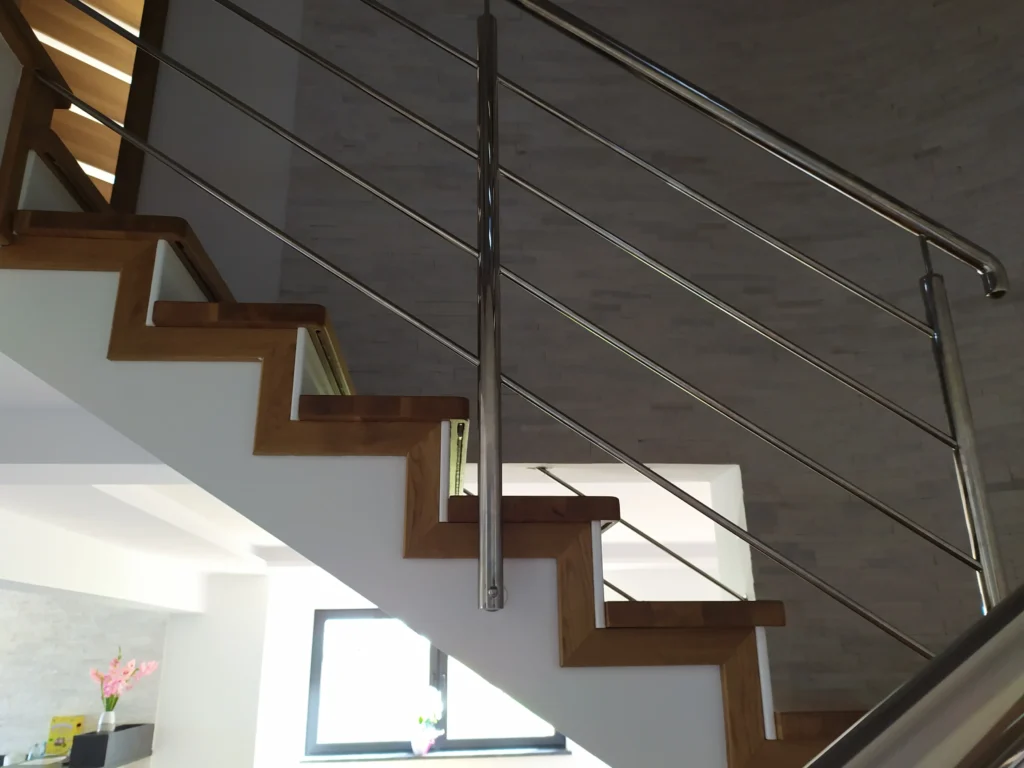 Stainless steel railings