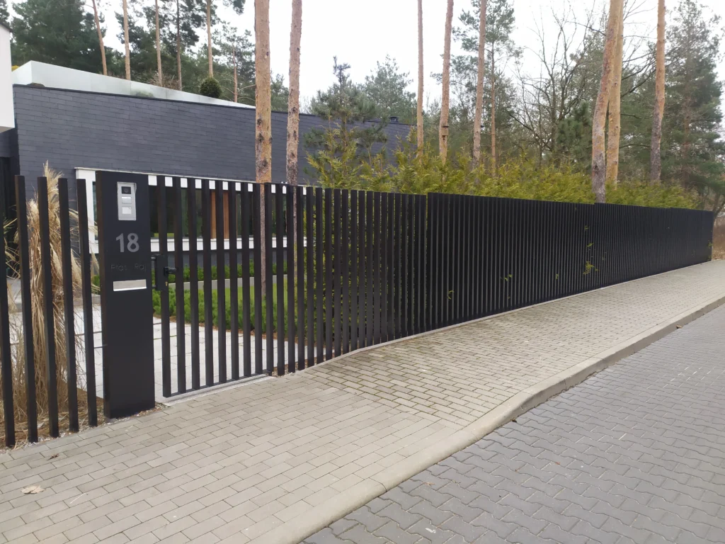 gate integrated into the surface