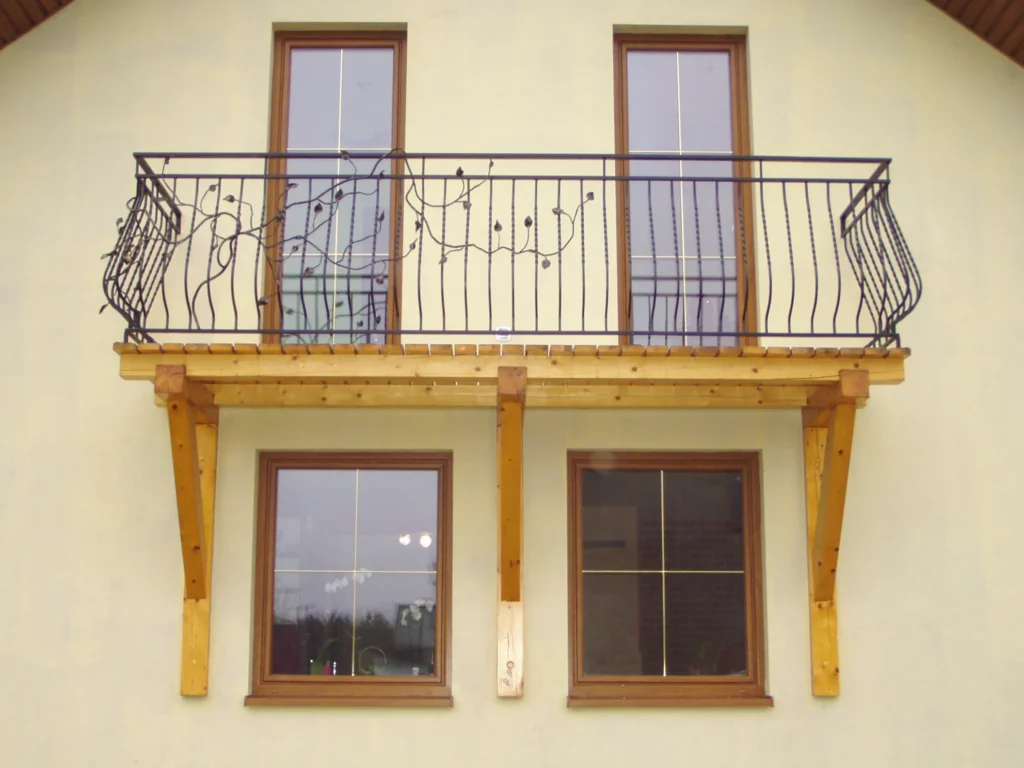Decorative metal railings