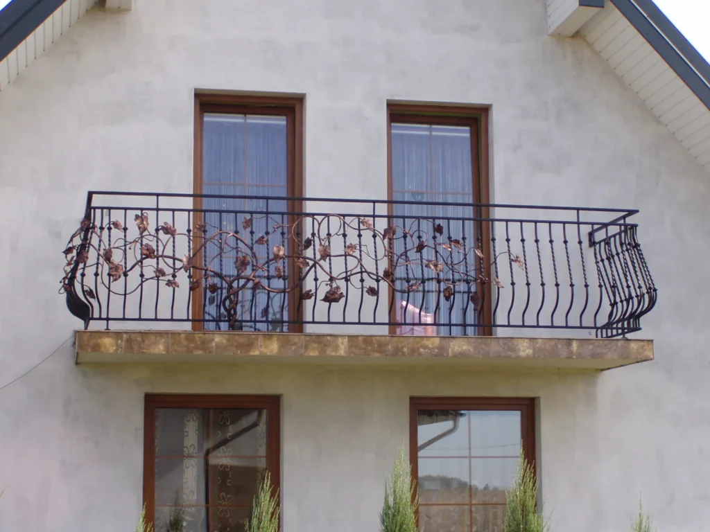 Decorative metal railings