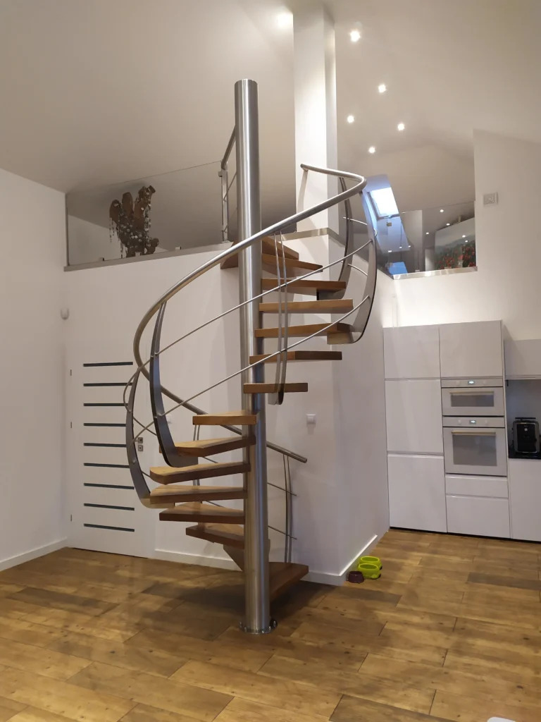 Stainless steel stairs