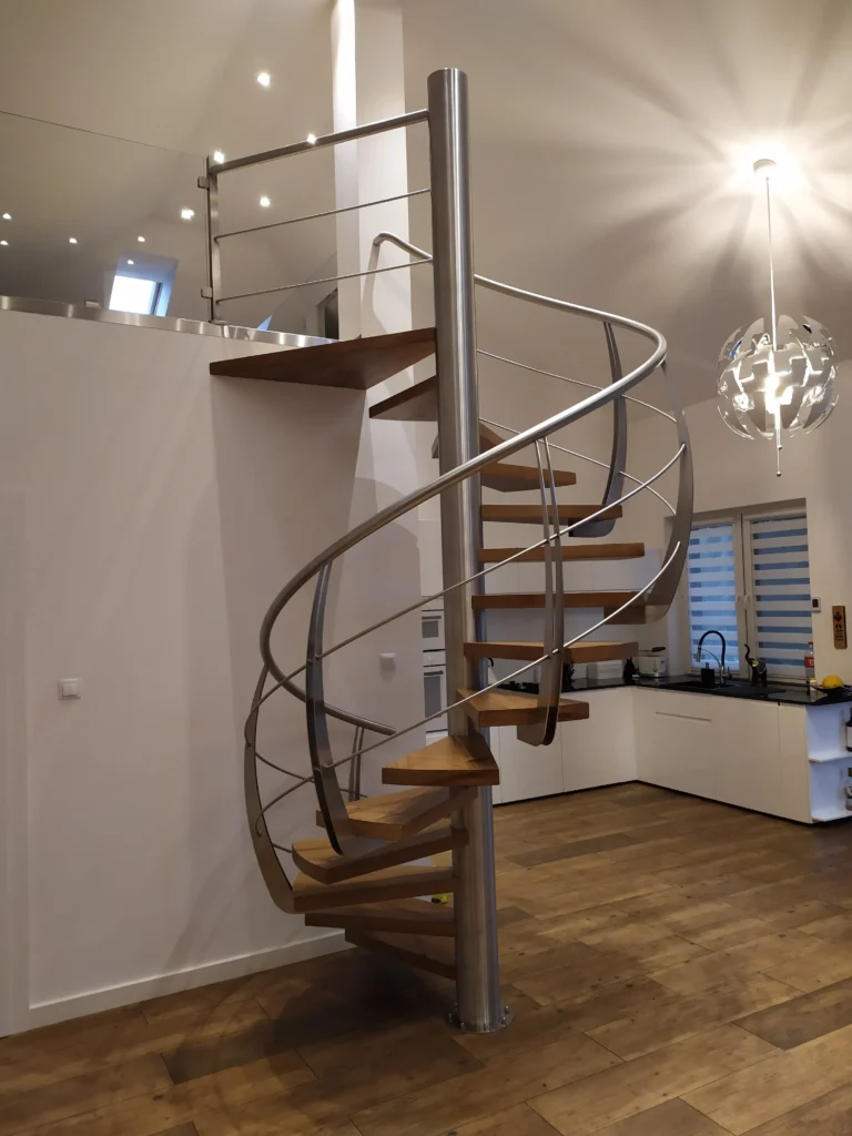Stainless steel stairs