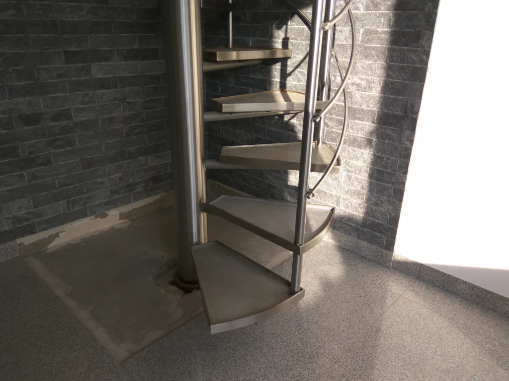 Stainless steel stairs