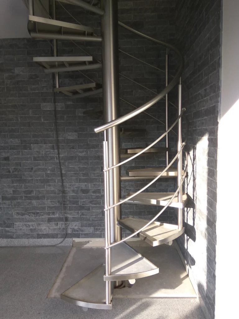 Stainless steel stairs