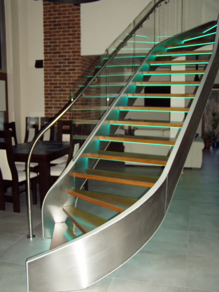 Curved stairs