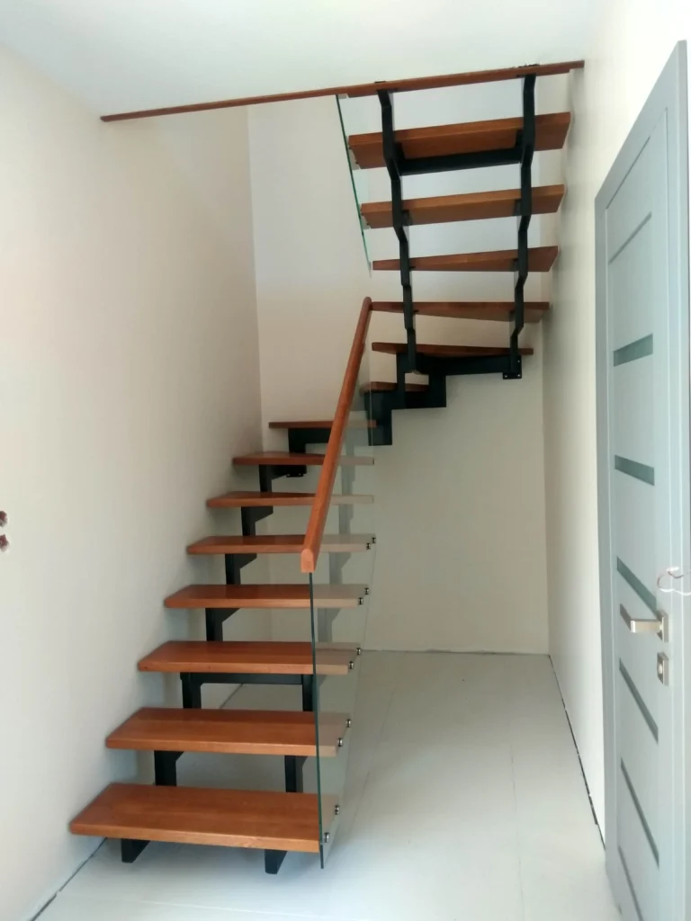 Metal & wood Stairs