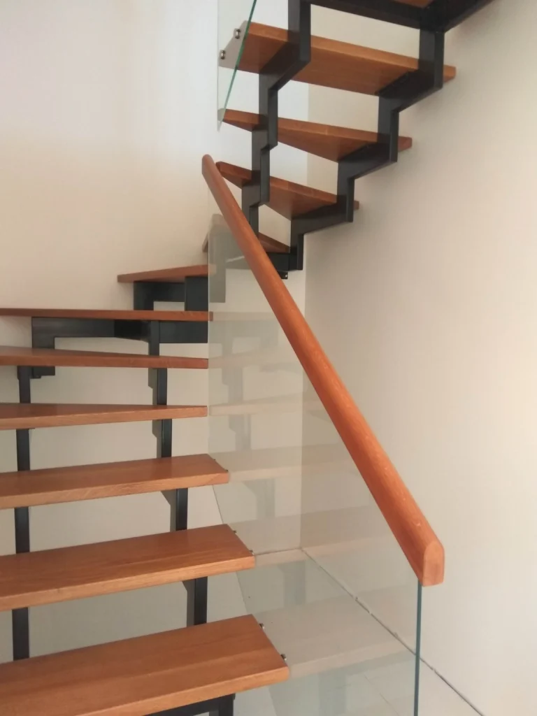 Metal & wood Stairs