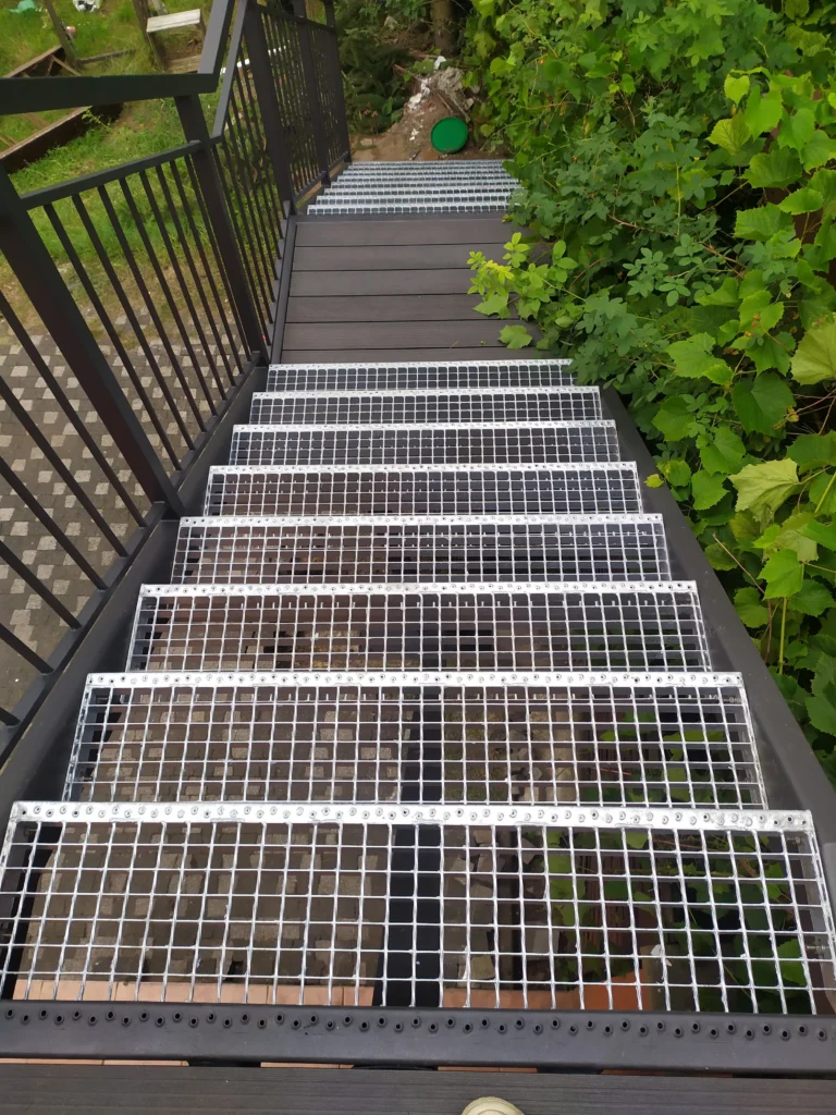 Metal stairs