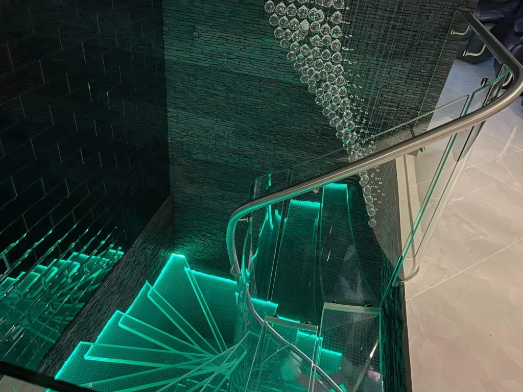 Glass railings