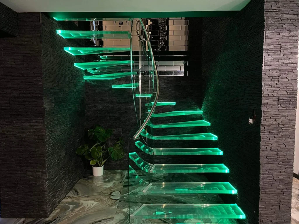Glass railings
