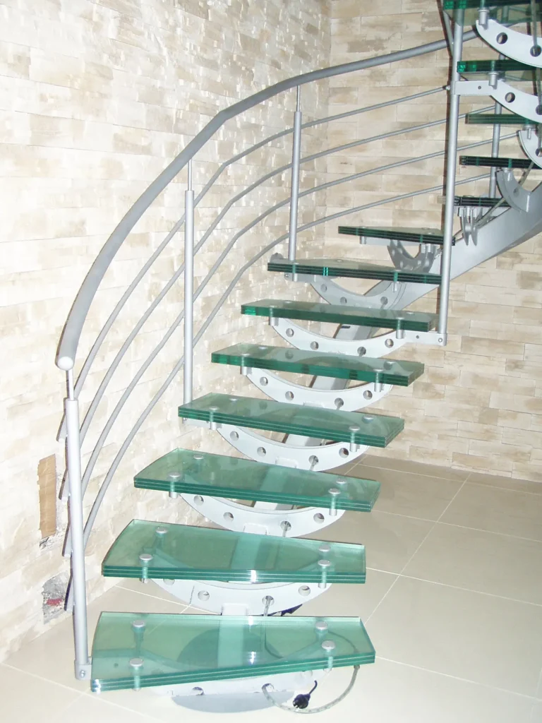 Open-riser stairs